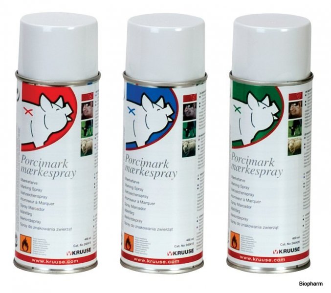Spray značkovací Porcimark červený 500ml
