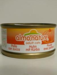 Almo Cat Nature kočka konz. kuře+dýně 70g