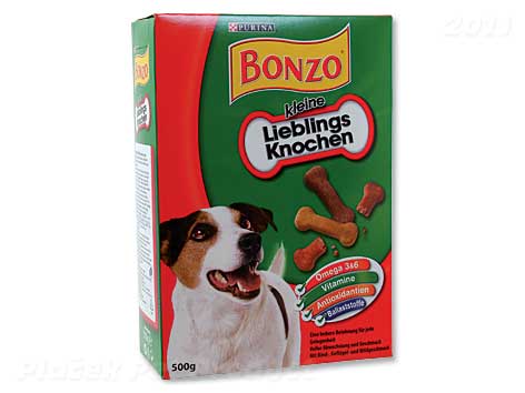 Pochoutka Bonzo kostičky mix 500g