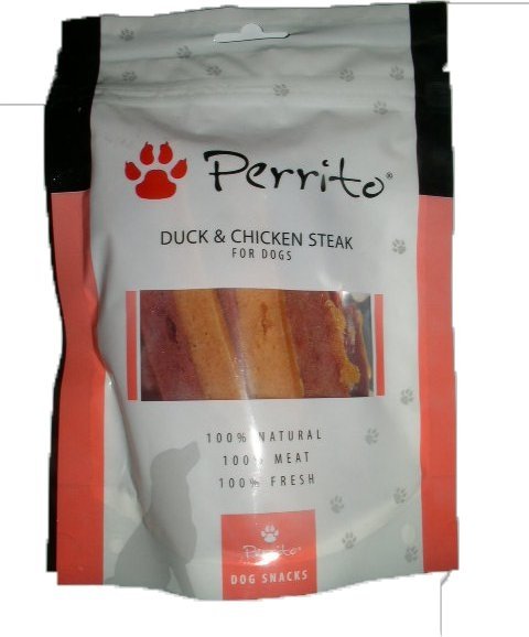 Perrito Duck&Chicken Steak pro psy 100g