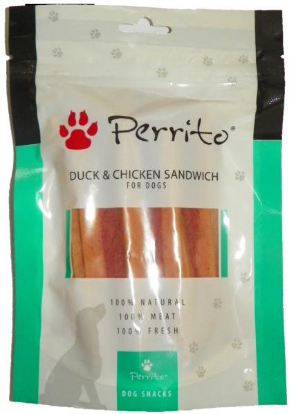 Perrito Duck&Chicken Sandwich pro psy 100g