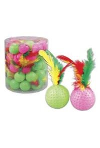 Míček s peříčkem, 4,5cm