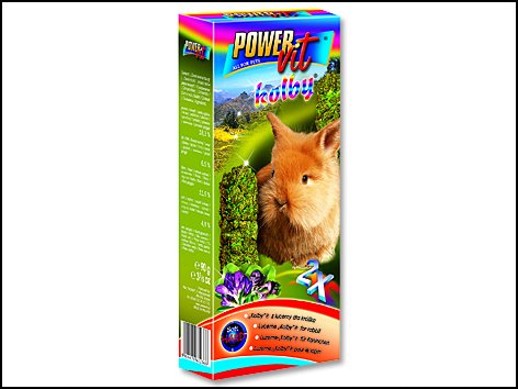 Tyčinky PV vojtěškové pro králíky 90g