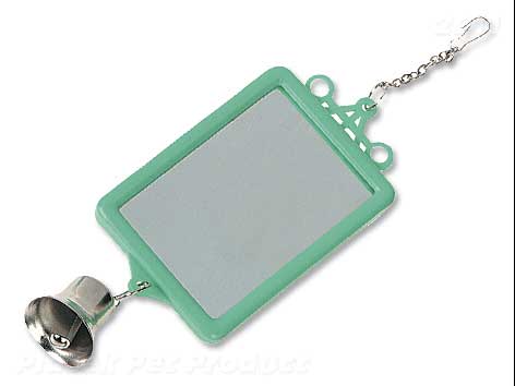 Hračka zrcátko obdél.+zvoneček