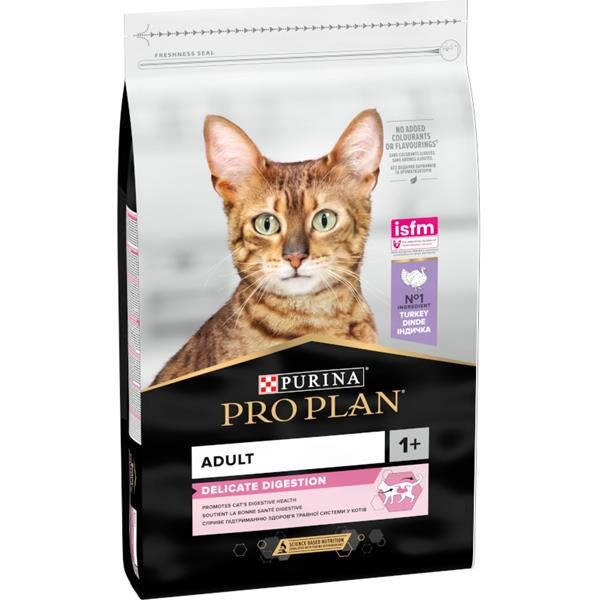 Pro Plan Cat Adult Delicate Digestion Turkey 10kg