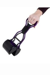Sběrač psích exkrementů 38cm černá/šedá KAR