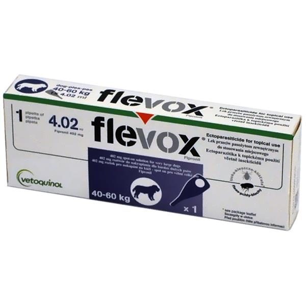 Flevox XL pes 40-60kg , 402 mg spot-on 1x 4,02 ml