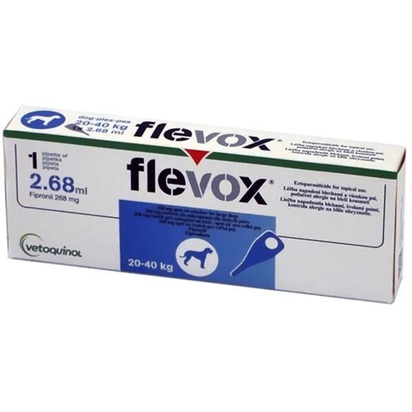 Flevox L pes 20-40kg ,268 mg spot-on 1x 2,68 ml