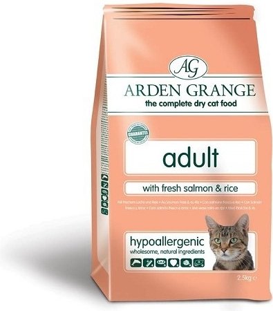Arden Grange Adult Cat fresh salmon & potato grain free recipe 400 g
