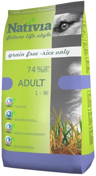 Nativia Dog Adult Chicken & Rice 3 kg