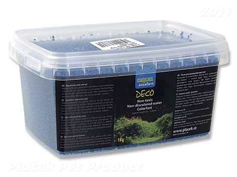 Písek AQUA EXCELLENT světle modrý 1kg