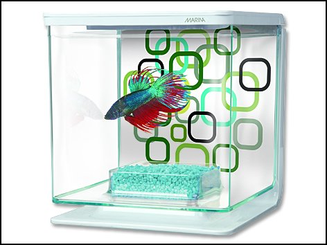 Akvárium Betta Marina Kit Geo Bubbles 2l