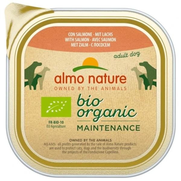 Almo Dog Bio Paté vanička losos 100g