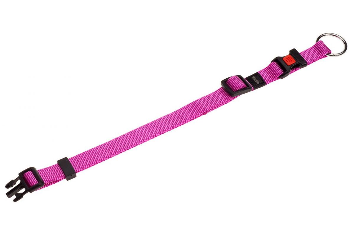 Karlie Obojek ASP růžový M  40-55cm 20mm