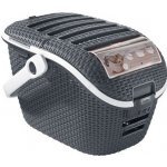 Curver přepravní box Rattan 51x38x33cm antracit/grey