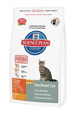 Hill´s Feline Adult Young Sterilised Chicken 3,5kg