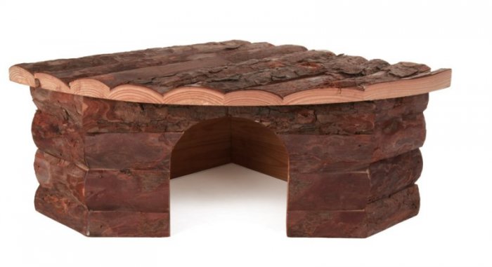 Dřevěný dům rohový JESPER pro králíka 42x15x30/30cm