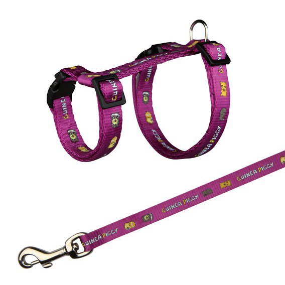Trixie postroj s vodítkem pro morčata 21-35cm x 10mm x 1,25m