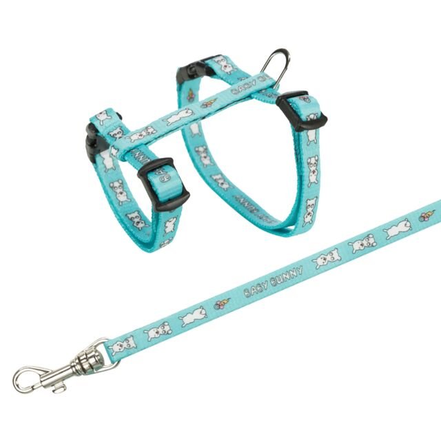 Postroj pro králíky s motivem BABY BUNNY 20-33 cm/8 mm