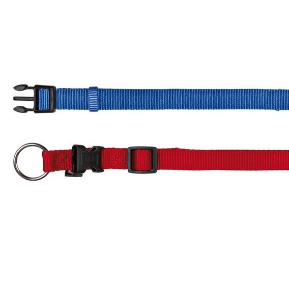 Obojek PREMIUM - červený L-XL:40-65cm/25mm