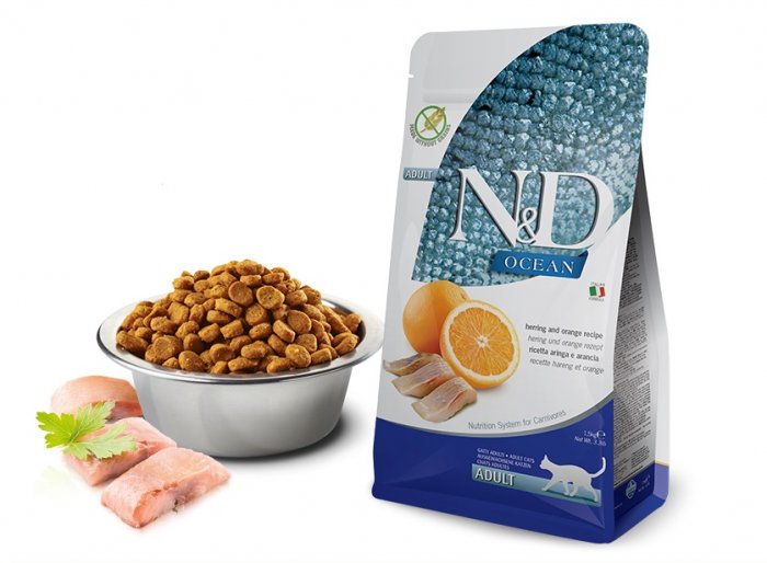 N&D Grain Free CAT Adult Fish & Orange 300g