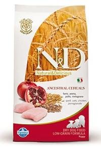 N&D Low Grain DOG Puppy Mini Chicken & Pomegr 800g