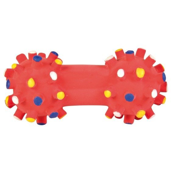 JUNIOR Mini latexová činka se špuntíky 10 cm