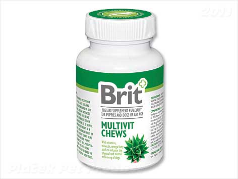 Brit Vitamins Multivit Chews wit Aloe Vera 60tbs