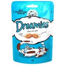 Dreamies kočka pochoutka s lososem 60g