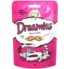 Dreamies kočka pochoutka s hovězím 60g