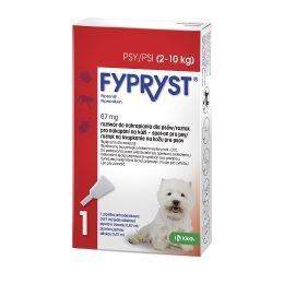 Fypryst Spot-on Dog S sol 1x0,67ml (2-10kg)