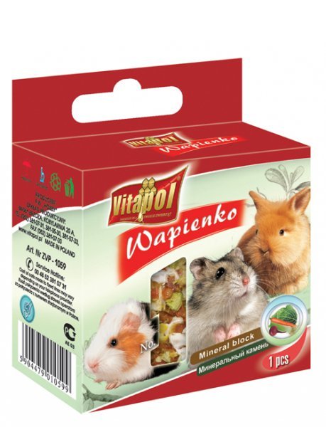 VITAPOL minerální kámen hlodavec zelenina 40g