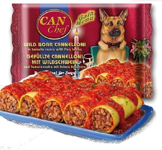 Can Chef Caneloni s kančím masem v rajčatové omáčce s bylinkami 450g