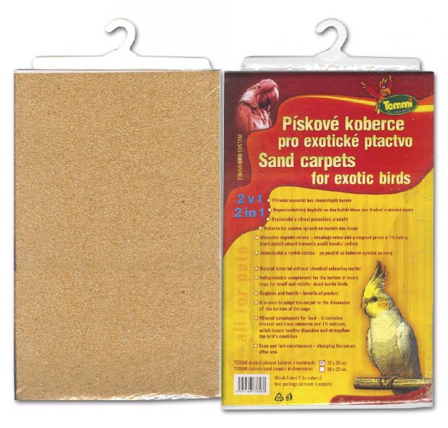 Pískové koberce malé TOMMI, 5 ks 32×20 cm