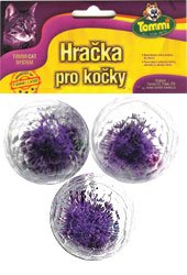 Míček průsvitný Tommi 3ks, 4cm