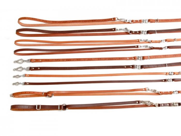 BAFPET Rychlovypouštěcí vodítko, zdobené, podvlékací Barva: Hnědá, Délka: 16mm x 175cm 50006