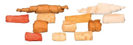 DENTAfun NUGETKY MIX z buvolí kůže 125g