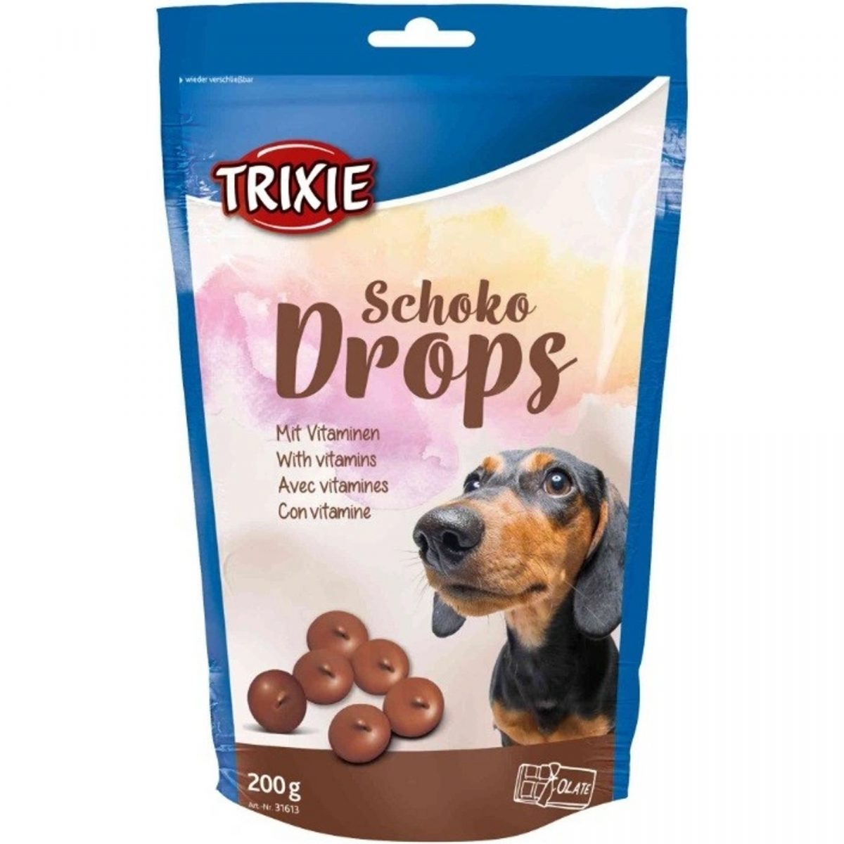 Schoko Drops s vitamíny 75g - TRIXIE