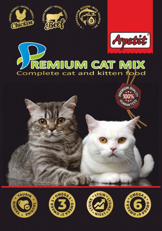 Apetit - PREMIUM CAT MIX 750g