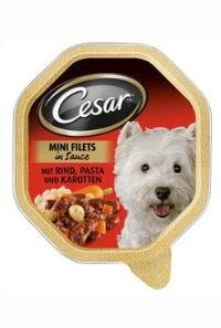 Cesar hovězí s těstovinou a karotkou 150g