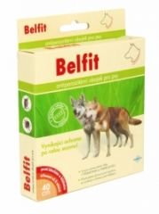 Antiparazitární obojek Belfit Bezbarvý 66cm pes