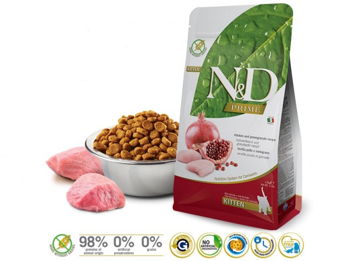 N&D PRIME Cat GF Chicken & Pomegranate Kitten 300 g