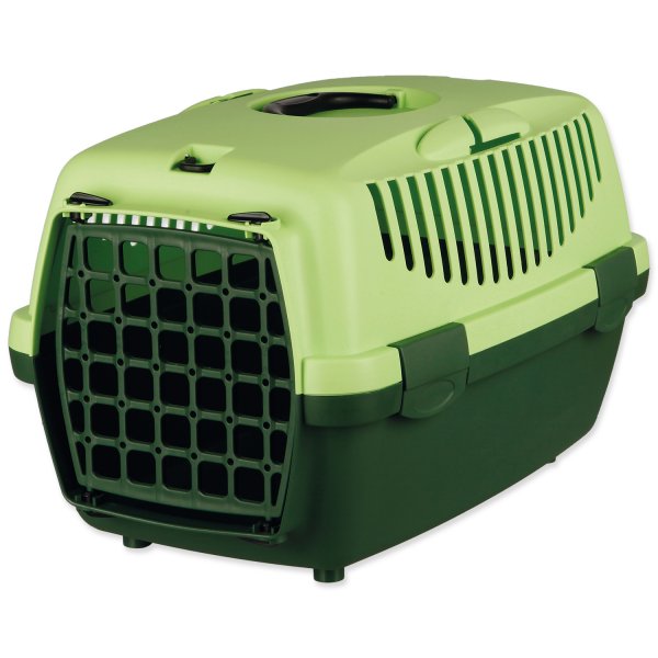 Transportní box CAPRI I, XS: 32x31x48cm (max. 6kg) - tmavě zelená/světle zelená