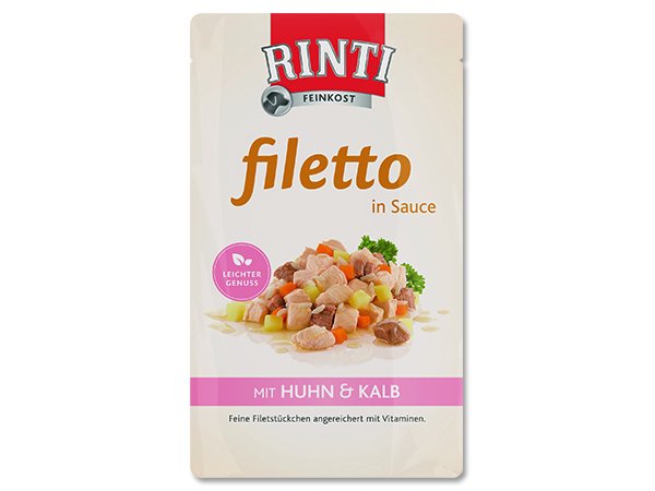 Kapsička RINTI Filetto kuře+telecí 125g