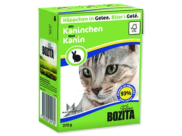 BOZITA kousky v rosolu s králíkem 370 g