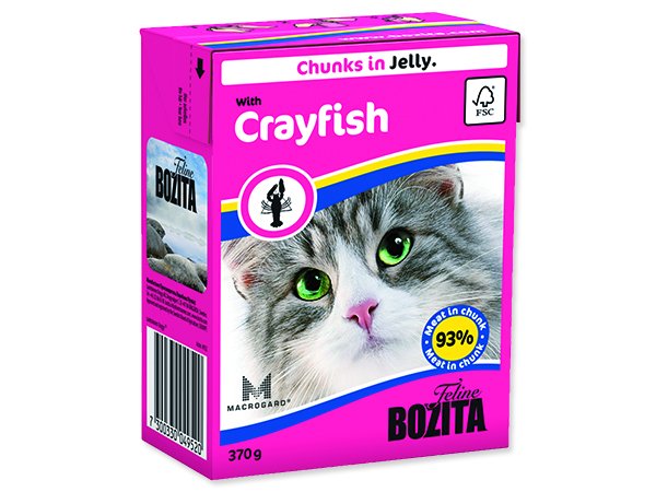 BOZITA kousky v rosolu s račím masem 370g