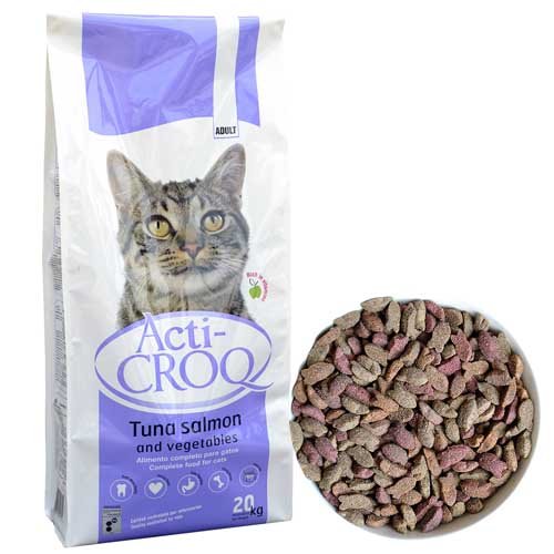 ACTI-CROQ  Cat tuňák & losos 31/11  20kg