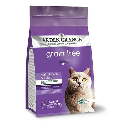 Arden Grange Adult Cat Light kuře+brambory 2 kg