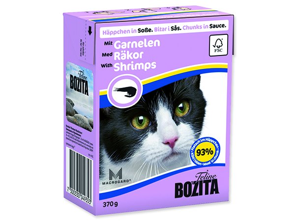 BOZITA kousky v omáčce s krevetami - Tetra Pak 370g