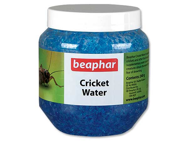 Krmivo doplňkové pro cvrčky Cricket water 240g